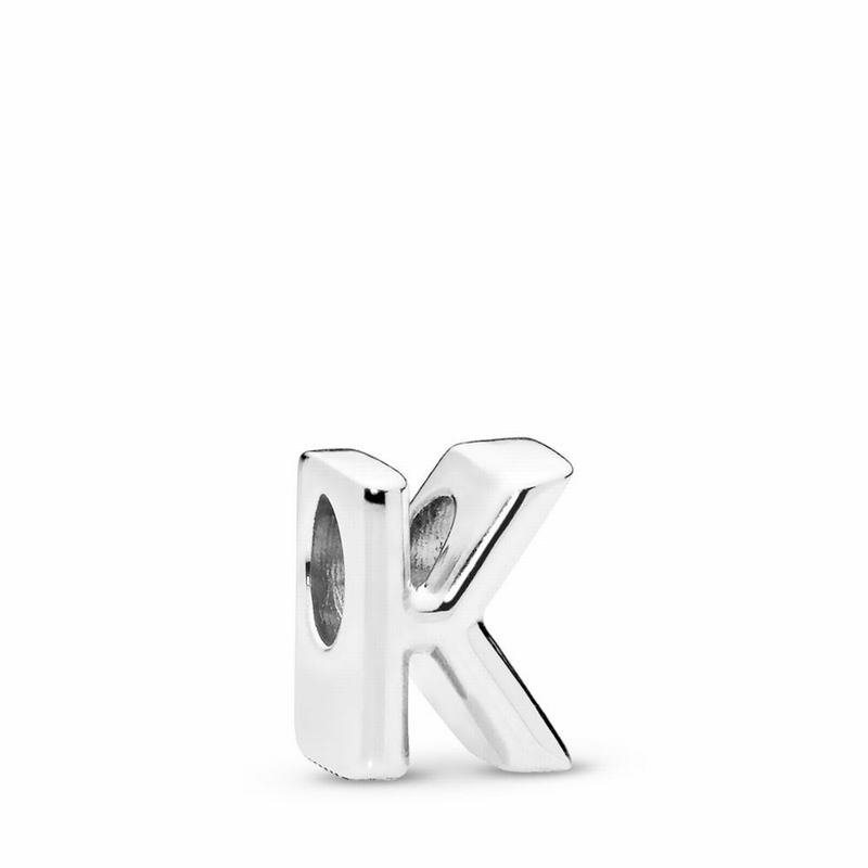 Pandora Letter K Charm Ireland - Sterling Silver - 904725XMK